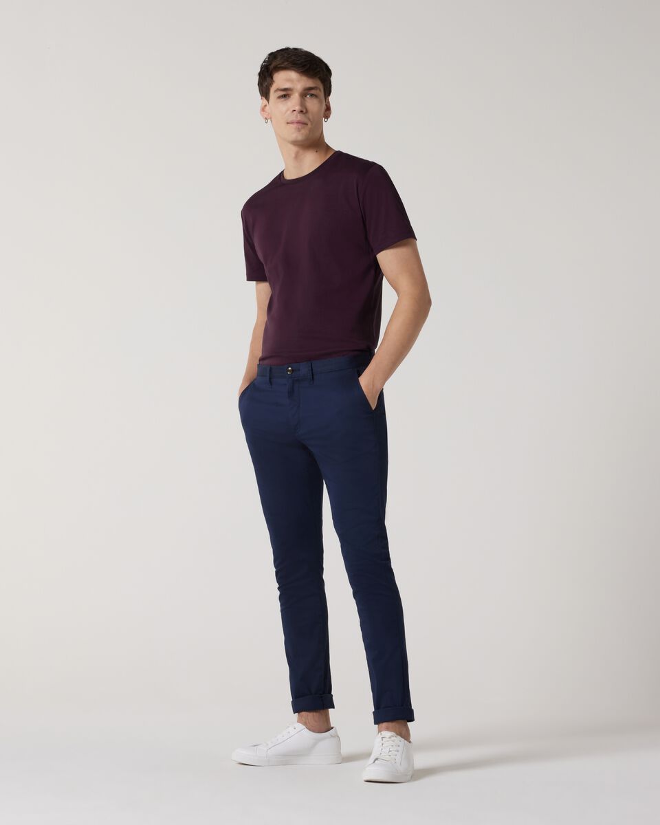 Slim Travel Tee, Aubergine, hi-res